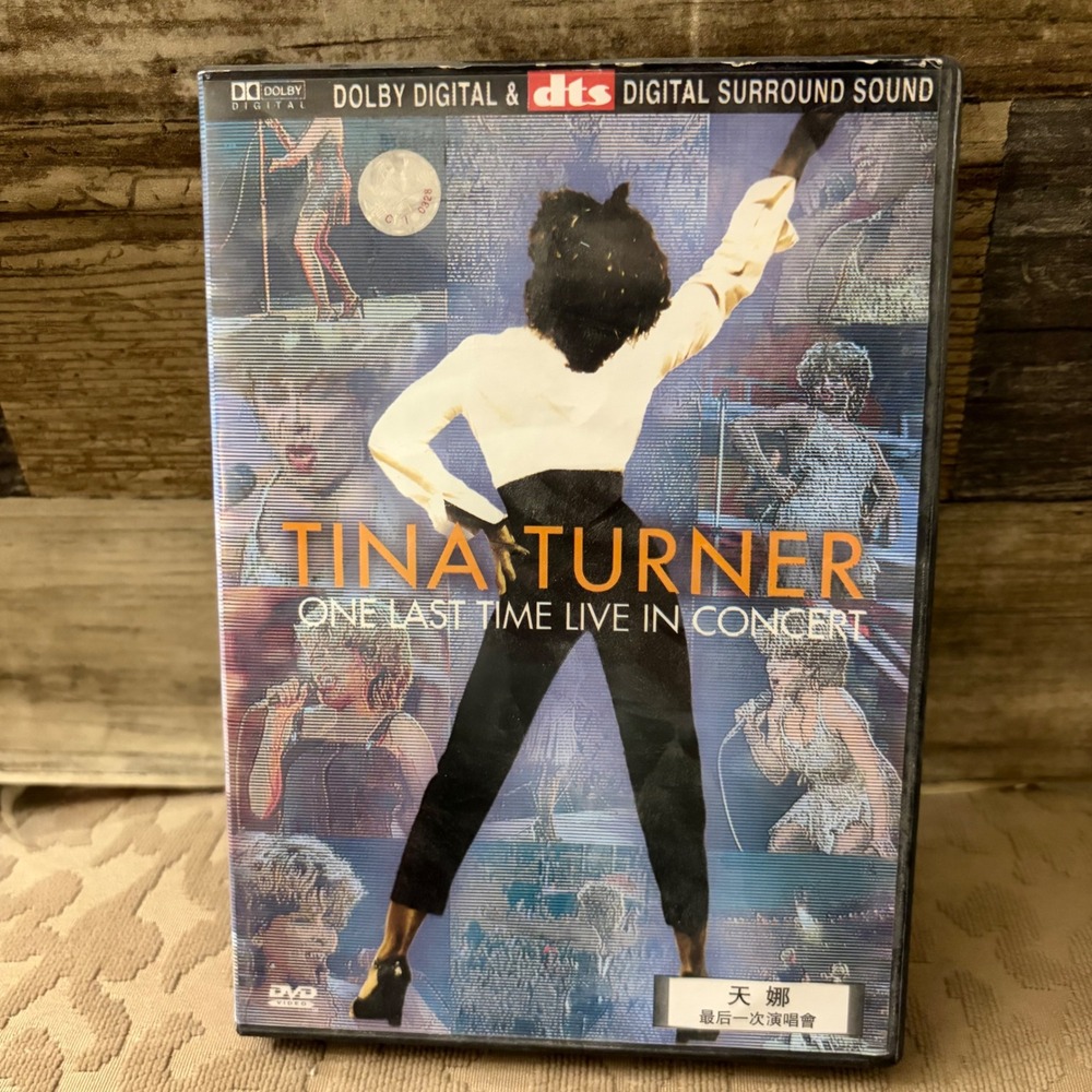 Tina Turner One Last Time Live In Concert DVD 2000 Eagle Vision Rock Soul Music